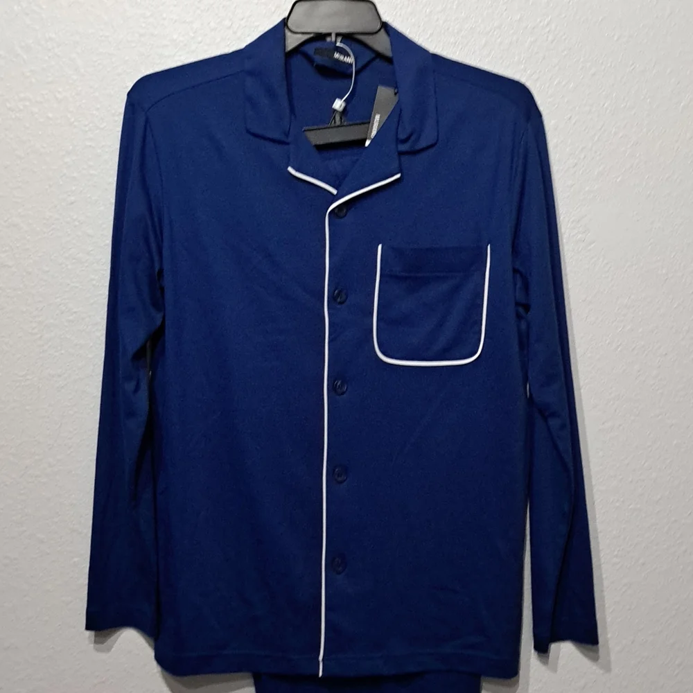 Murano Knit Long Sleeve Pajama Set 2-Piece Set - Picture 3 of 6